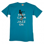 Футболка "Keep calm and jazz on"